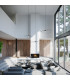 Modern Wire Frame Pendant Light Black E27-3