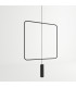 Modern Wire Frame Pendant Light Black GU10-1