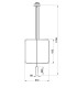 Modern Wire Frame Pendant Light Black GU10-3