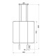 Modern Wire Frame Pendant Light Black GU10-3
