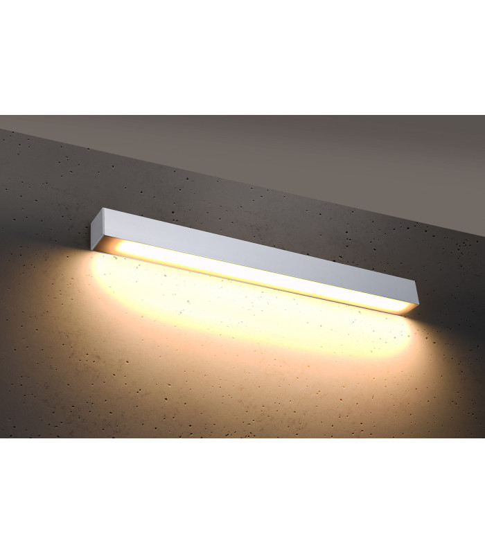 Integrated LED Flush Linear Wall Lights  White-2
