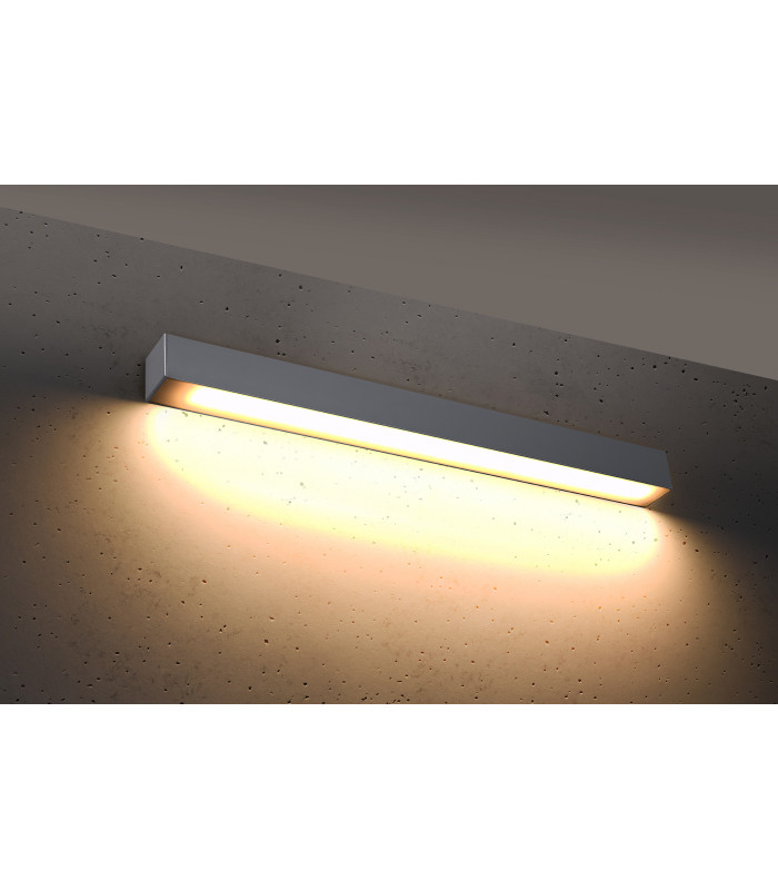 Integrated LED Flush Linear Wall Lights  Grey-2