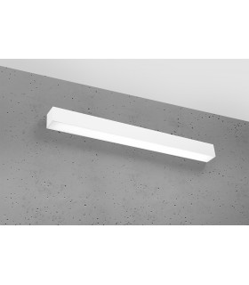Integrated LED Flush Wall Lights White 65cm 4000K -1