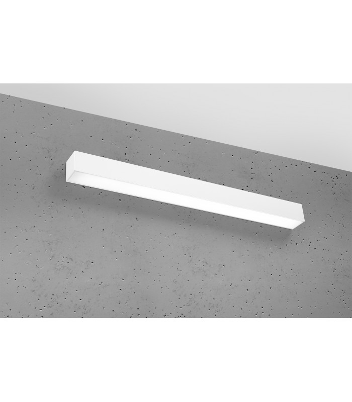 Integrated LED Flush Wall Lights White 65cm 4000K -1
