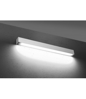 Integrated LED Flush Wall Lights White 65cm 4000K -2