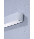 Integrated LED Flush Wall Lights Grey 65cm 4000K -3