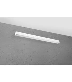 Integrated LED Flush Wall Lights White 95cm 3000K -1