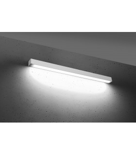 Integrated LED Flush Wall Lights White 95cm 4000K -2