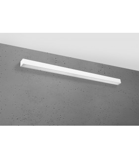 Integrated LED Flush Wall Lights White 115cm 3000K -1