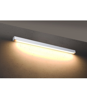 Integrated LED Flush Wall Lights White 115cm 3000K -2