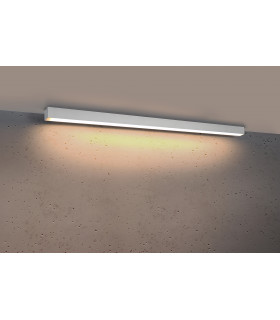 Integrated LED Flush Wall Lights White 115cm 3000K -2