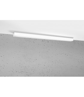 Integrated LED Flush Wall Lights White 115cm 4000K -1