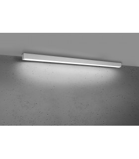 Integrated LED Flush Wall Lights White 115cm 4000K -2