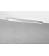 Integrated LED Flush Wall Lights Grey 115cm 4000K -1