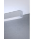 Integrated LED Flush Wall Lights Grey 115cm 4000K -3
