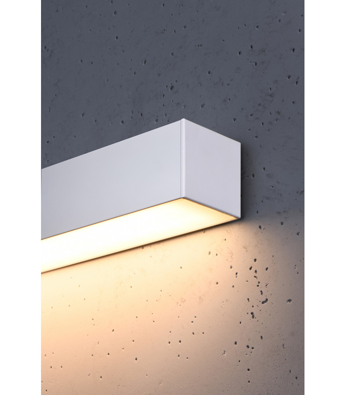 Integrated LED Flush Wall Lights White 145cm 3000K -4