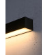 Integrated LED Flush Wall Lights Black 145cm 3000K -4