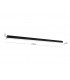 Integrated LED Flush Wall Lights Black 145cm 3000K -5