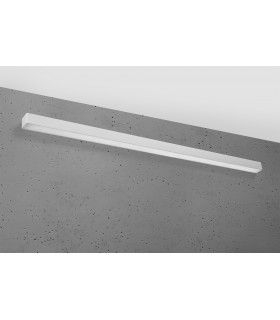 Integrated LED Flush Wall Lights Grey 145cm 3000K -1