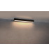 Integrated LED  65cm Linear Flush Light Black 3000K-2