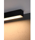 Integrated LED  65cm Linear Flush Light Black 3000K-4