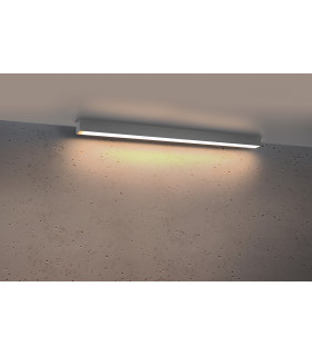 Integrated LED  95cm Linear Flush Light Grey 3000K-2