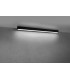 Integrated LED  95cm Linear Flush Light Black 4000K-2