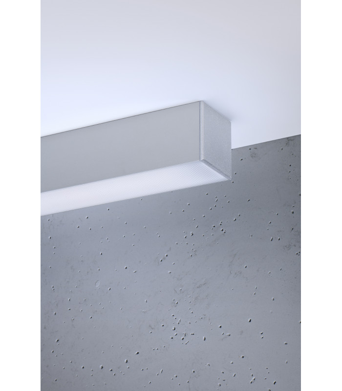 Integrated LED  145cm Linear Flush Light Grey 4000K-3