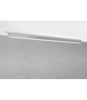 Integrated LED  145cm Linear Flush Light Grey 3000K-1