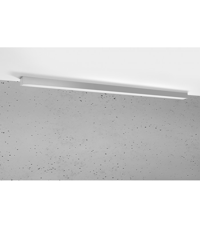 Integrated LED  145cm Linear Flush Light Grey 3000K-1