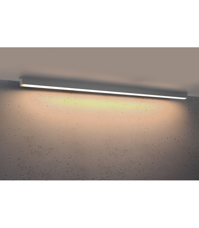 Integrated LED  145cm Linear Flush Light Grey 3000K-2