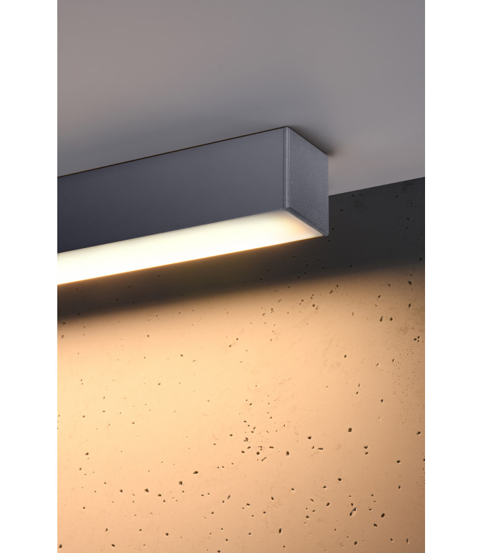 Integrated LED  145cm Linear Flush Light Grey 3000K-4