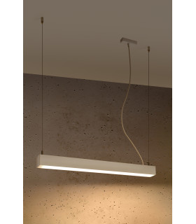 Integrated LED  65cm Linear Straight Bar Pendant Light White 3000K-2