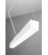 Integrated LED  65cm Linear Straight Bar Pendant Light White 3000K-6