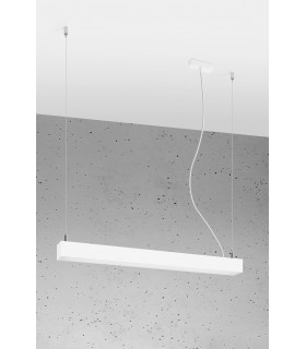 Integrated LED  65cm Linear Straight Bar Pendant Light White 4000K-1