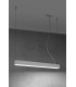 Integrated LED  65cm Linear Straight Bar Pendant Light White 4000K-2