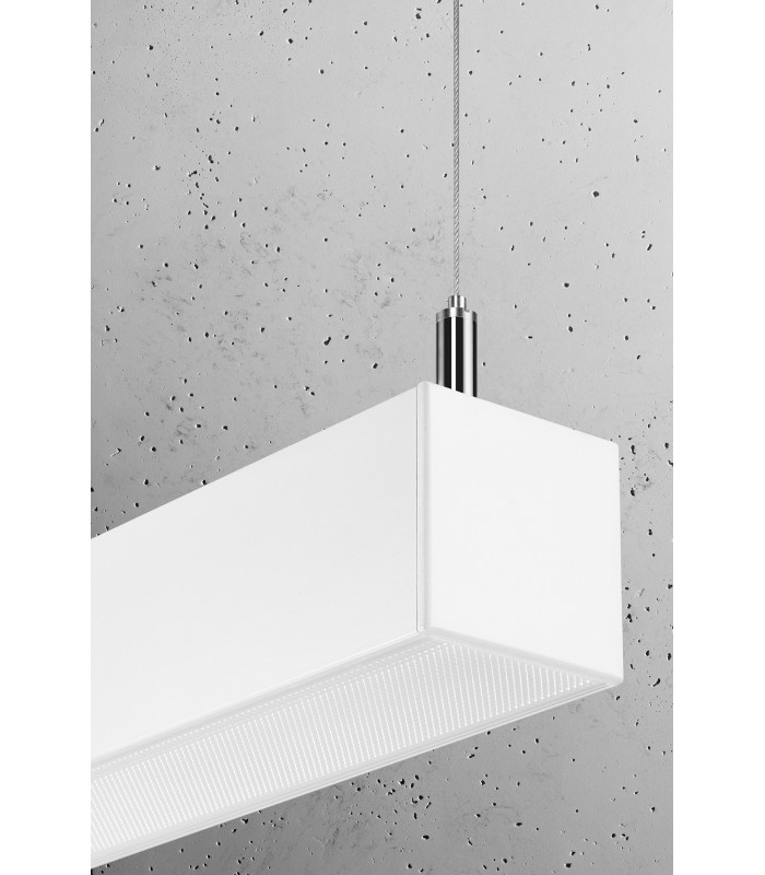 Integrated LED  95cm Linear Straight Bar Pendant Light White 3000K-3