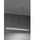 Integrated LED  95cm Linear Straight Bar Pendant Light White 4000K-2