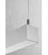 Integrated LED  115cm Linear Straight Bar Pendant Light Grey 3000K-3