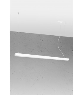 Integrated LED  145cm Linear Straight Bar Pendant Light White 3000K-1