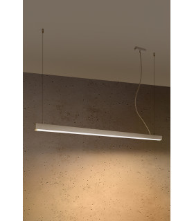 Integrated LED  145cm Linear Straight Bar Pendant Light White 3000K-2