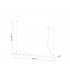 Integrated LED  145cm Linear Straight Bar Pendant Light White 3000K