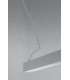 Integrated LED  145cm Linear Straight Bar Pendant Light Grey 3000K-7
