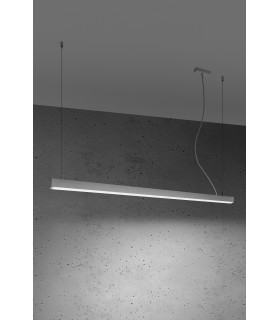 Integrated LED  145cm Linear Straight Bar Pendant Light White 4000K-2