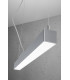Integrated LED  80cm Straight Bar Pendant Light Grey 4000K-6