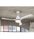 6 Speed Ultra Quiet Ceiling Fan White with LED Light Remote Control Timer & Reversible Functions-1