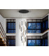 Cluster Drop Ultra Slim 14 Light Suspension 3 Meter Max Hanging Light Gold & Matt Black