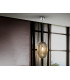 Pendant Light with Small Grey Shade in Cognac Tonality-1