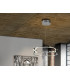 Small Modern Stylish Dimmable LED Designer Pendant Light Chrome with Remote Control-1
