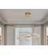 Modern Stylish Dimmable LED Designer Pendant Light Chrome with Remote Control-1